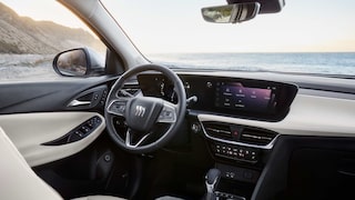 Close-up Interior View of the Infotainment Display in the Buick 2026 Encore GX Small SUV