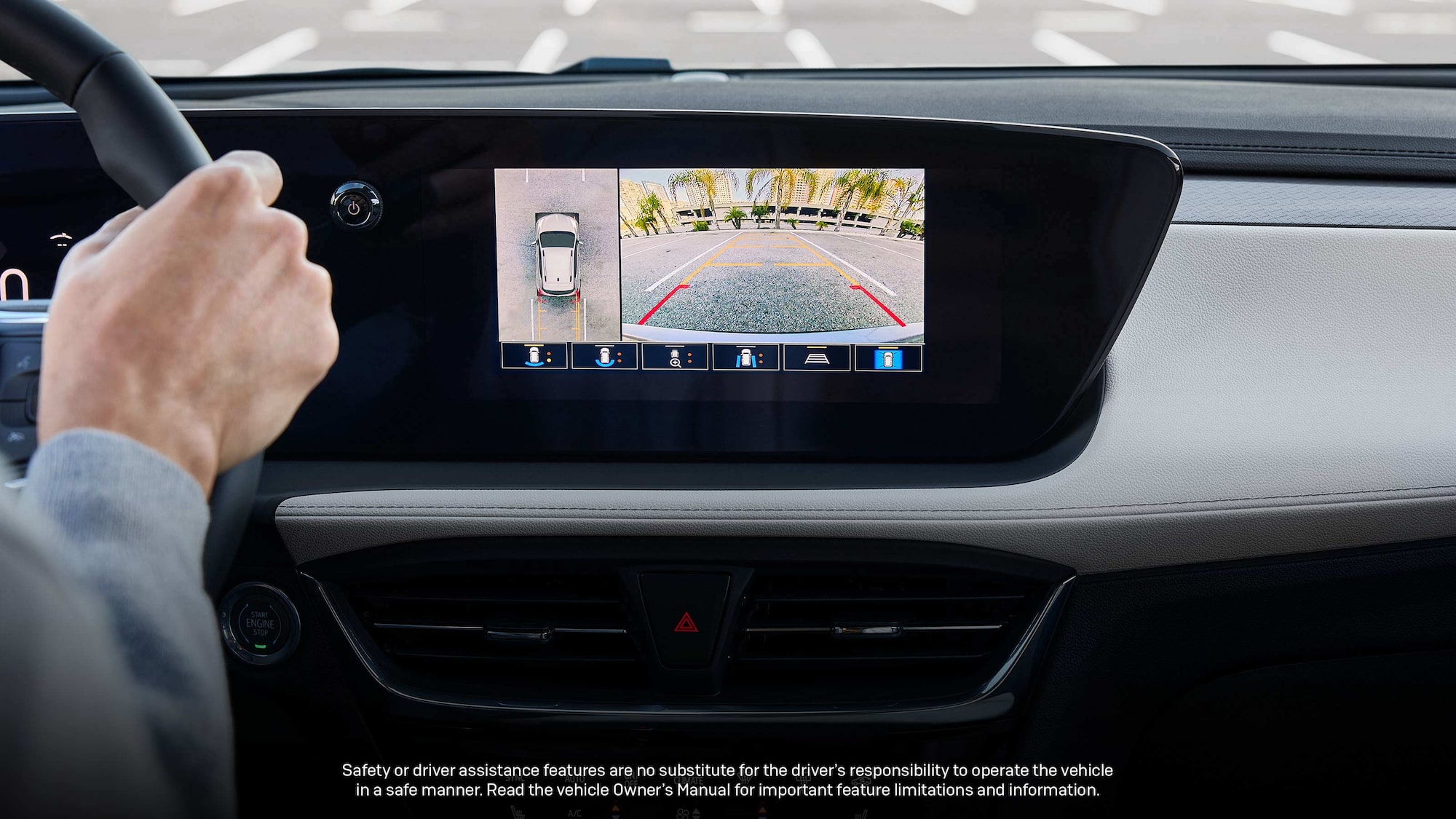 Close-up Interior View of the Infotainment Display in the Buick 2026 Encore GX Small SUV