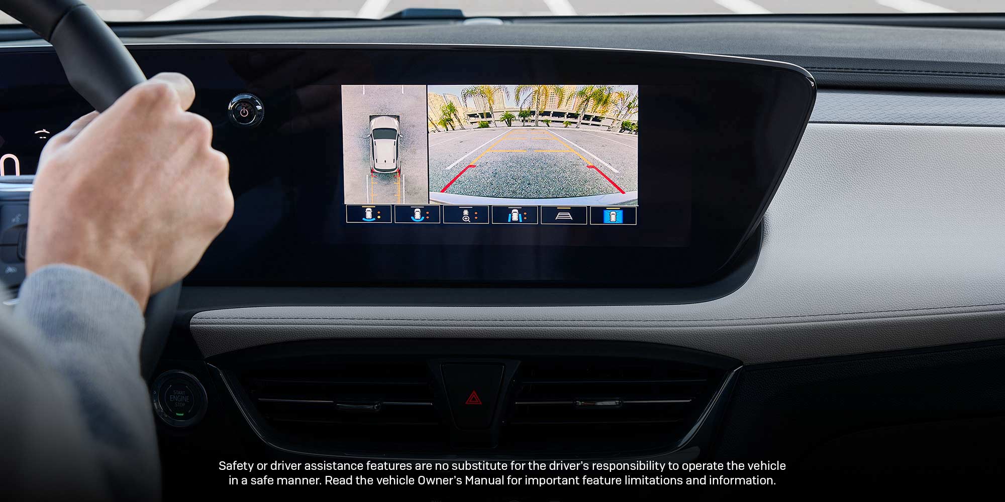 Close-up Interior View of the Infotainment Display in the Buick 2026 Encore GX Small SUV