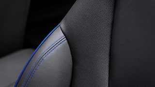 The 2026 Buick Encore GX ST Sporty SUV Leatherette Seats with Santorini Blue Interior Accents