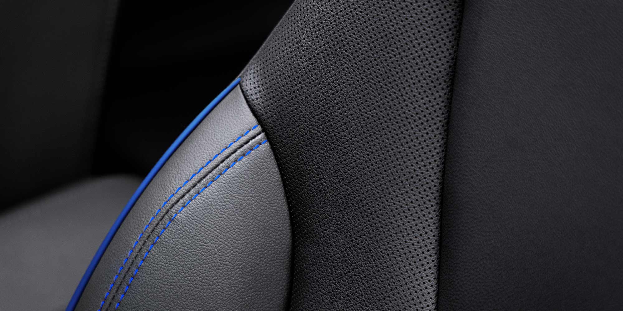 The 2026 Buick Encore GX ST Sporty SUV Leatherette Seats with Santorini Blue Interior Accents