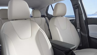 Interior View of the Buick 2026 Encore GX Small SUV's Dashboard, Steering Wheel, and Infotainment Display