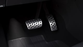 Close-up of the Sport Pedals in the 2026 Encore GX Sport Touring with the Studio Series package