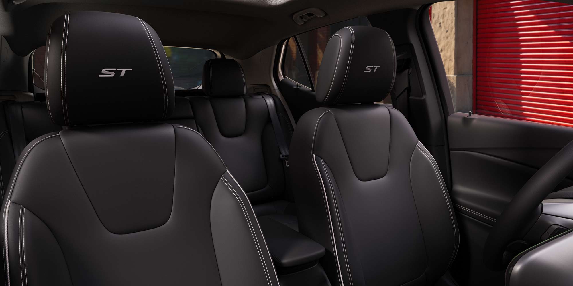 Interior View of the Ebony Seating in the 2026 Encore GX ST SUV