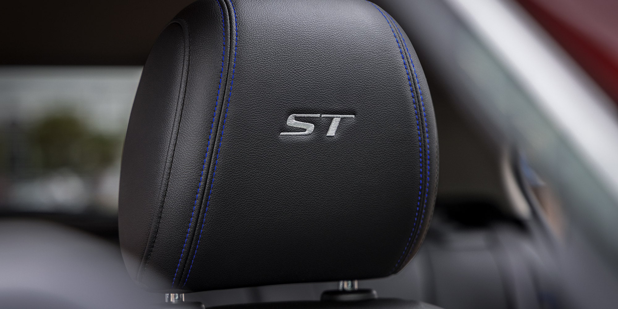 ST Embroidery on the Headrests in the 2026 Buick Encore GX ST Sporty SUV