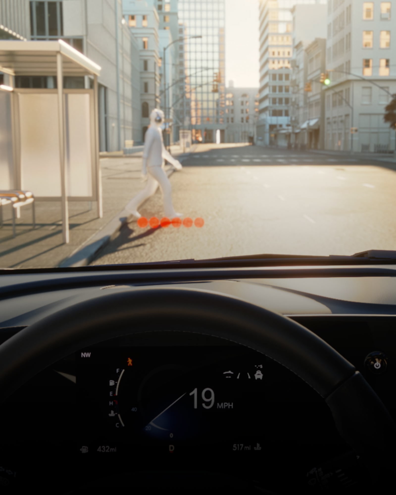 Front Pedestrian Braking