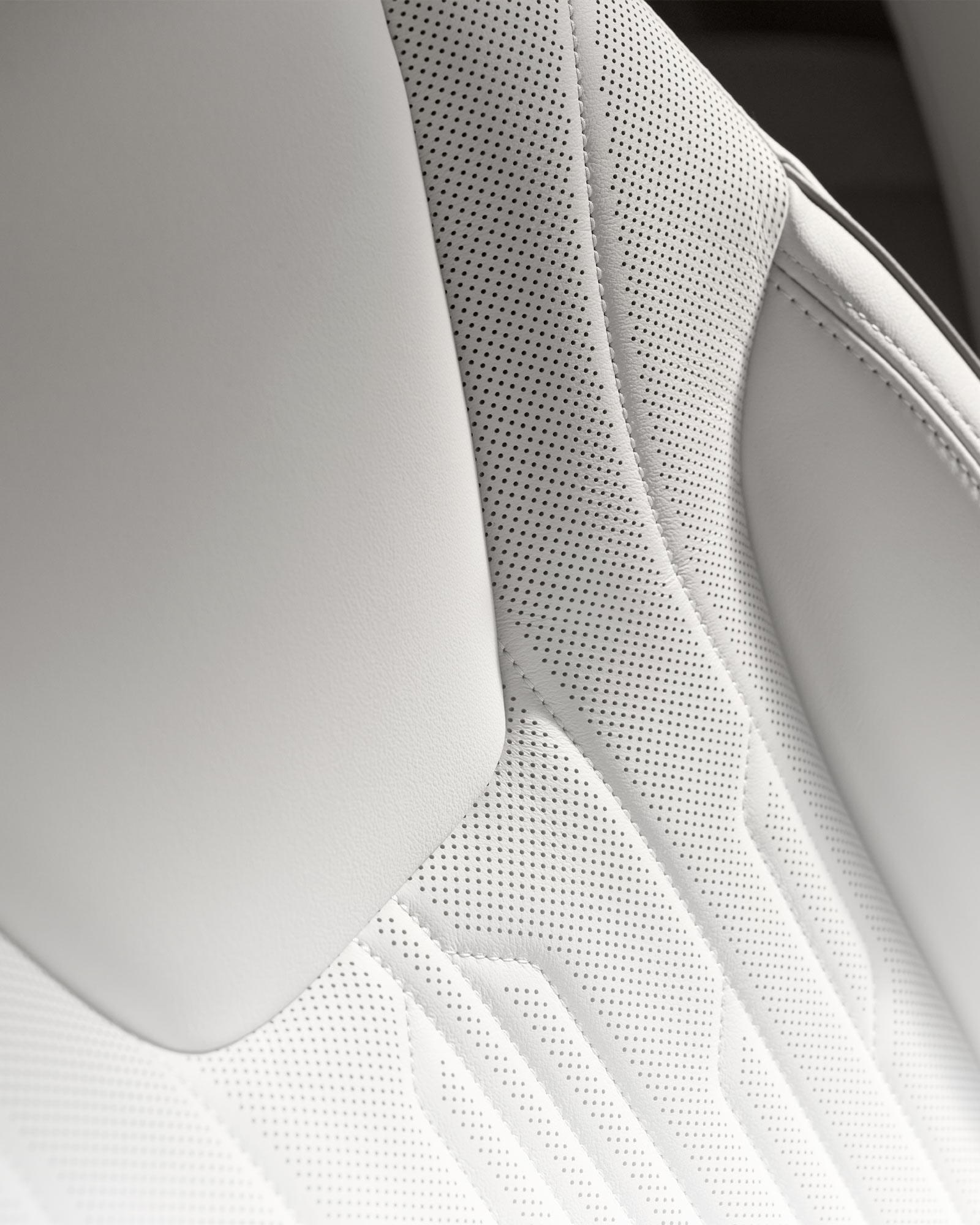 Close-up of the Quality Stitching on 2026 Buick Encore GX Aviner Luxury SUV's Leather Seating