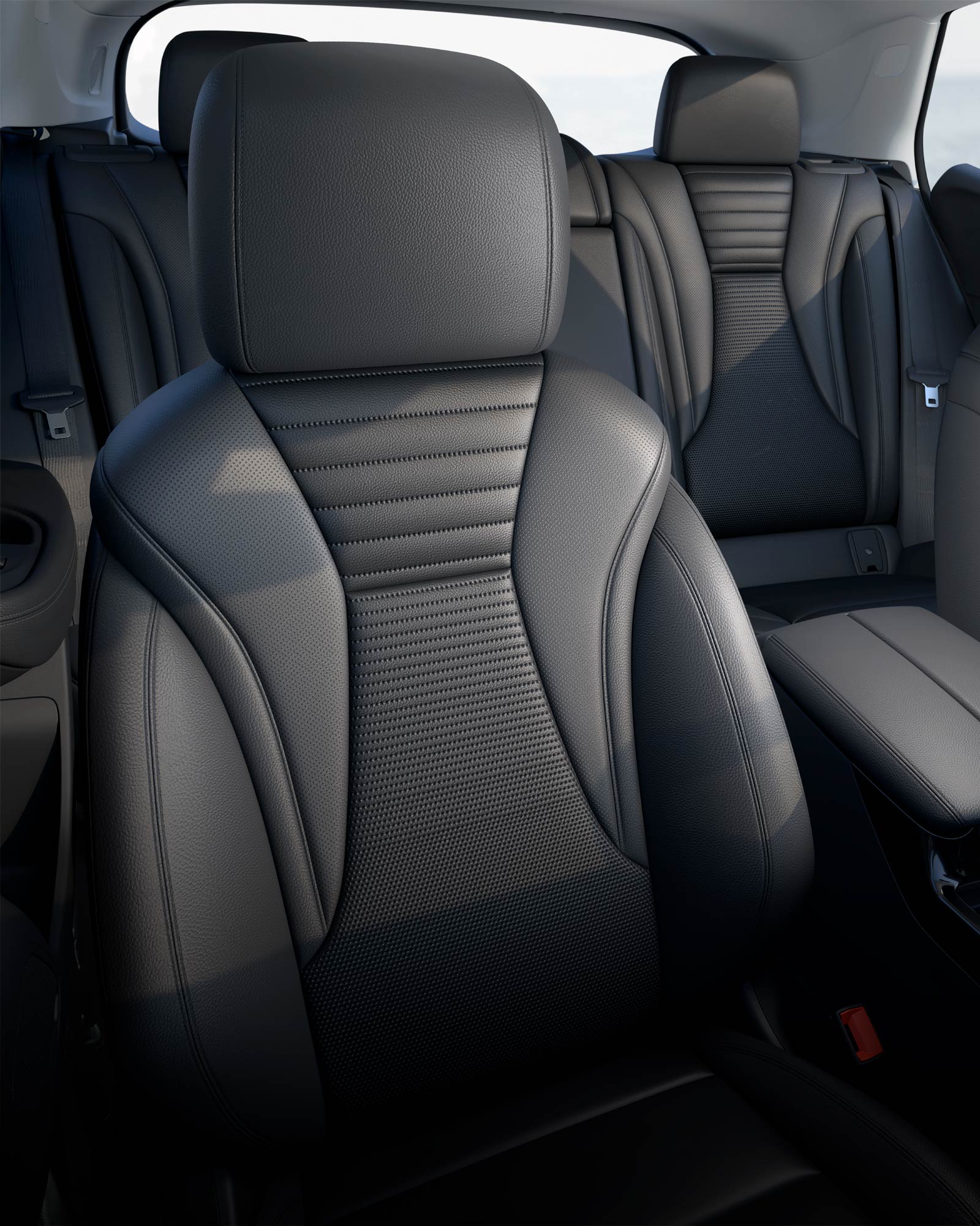 Interior View of the Perforated Front Leather-Appointed Seats in the 2026 Buick Envision Preferred 5 Passenger SUV