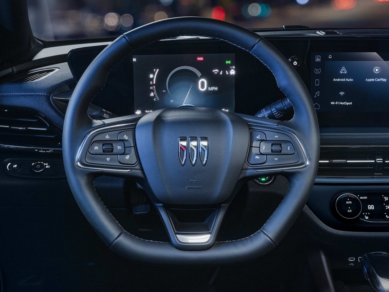 Passenger View of the 2026 Buick Envista Compact Crossover Driver Side Interior and Dashboard