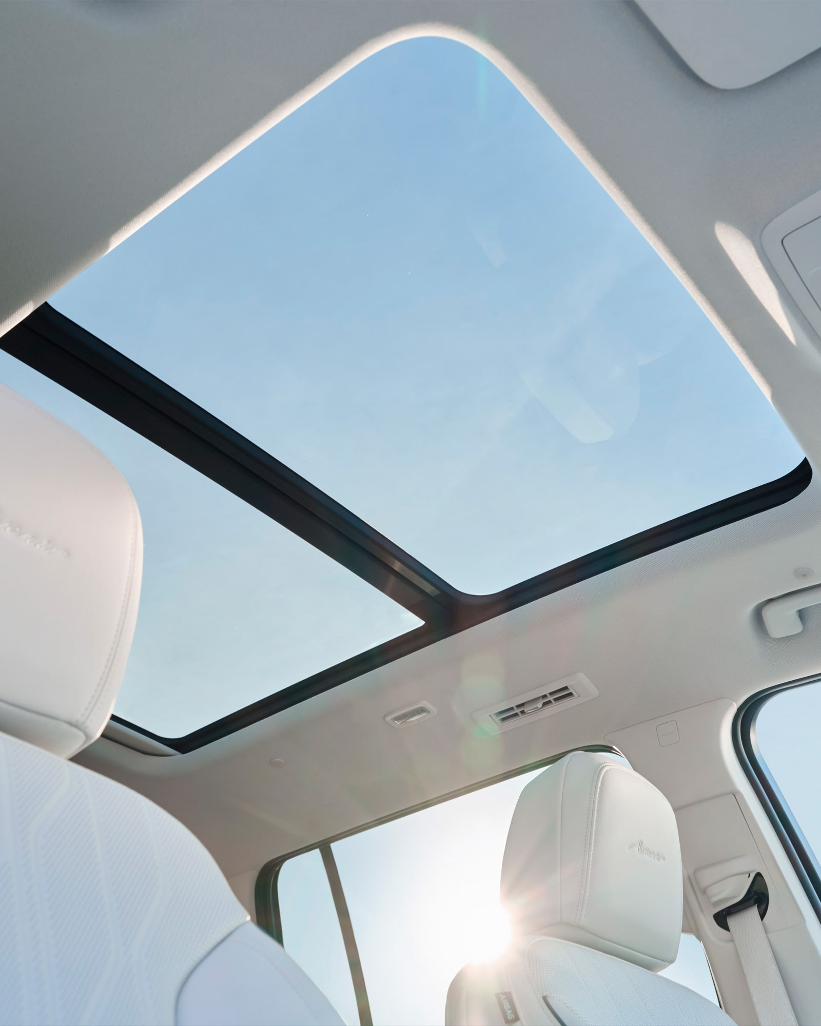Front Passenger View of a Glass Ceiling inside of a 2026 Buick Enclave