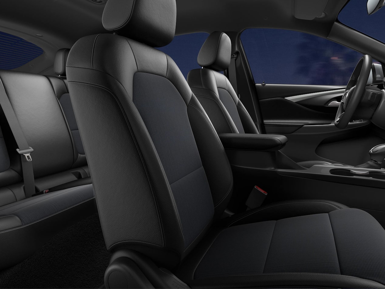 Close-up of the 2026 Buick Envista Preferred Cloth Leatherette Seating Material
