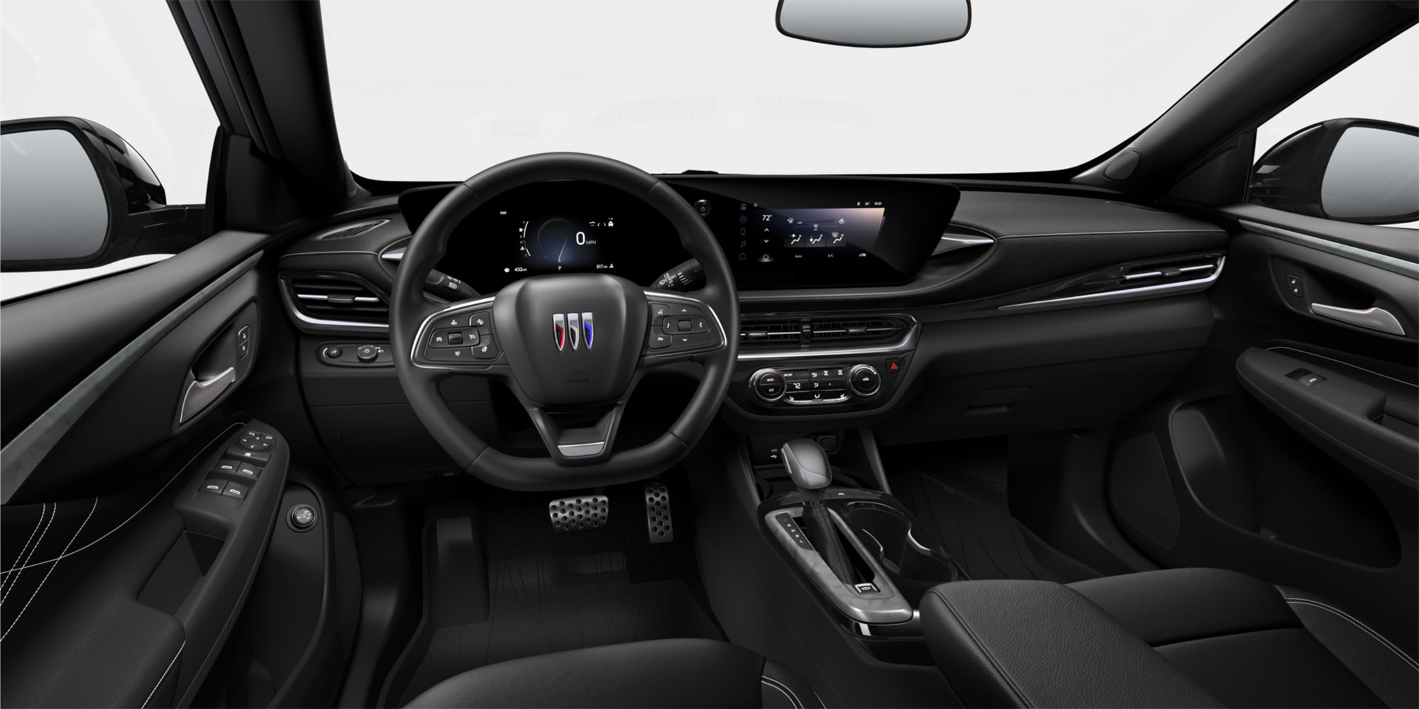 Interior View of the Ebony Seating in the 2026 Envista Sport Touring SUV with the Studio Series Package