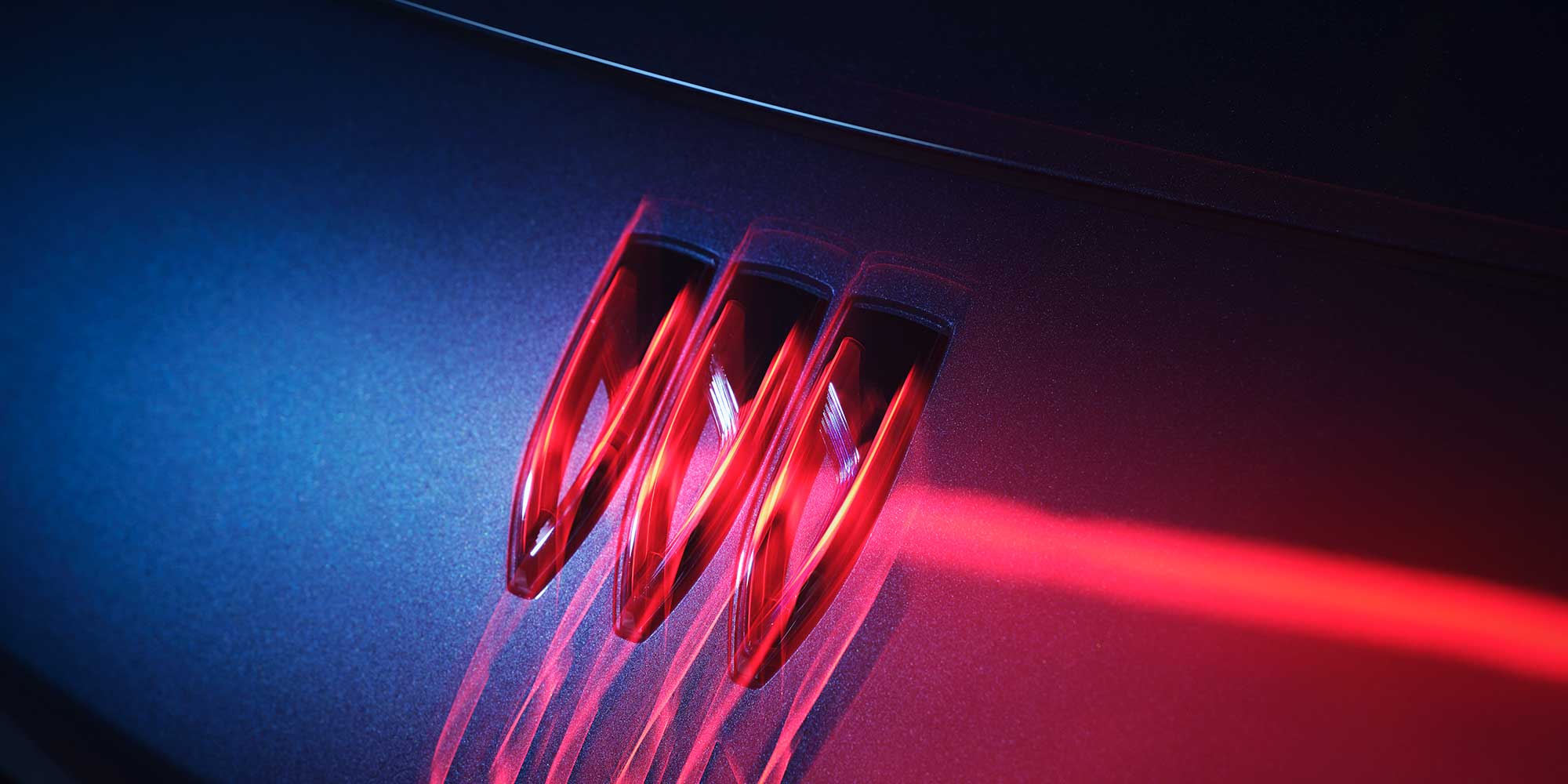 Blurry View of the Buick Logo