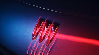 Blurry View of the Buick Logo