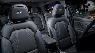 Dashboard View of the 2026 Buick Envista Athletic-inspired Interior with Santorini Blue Accents