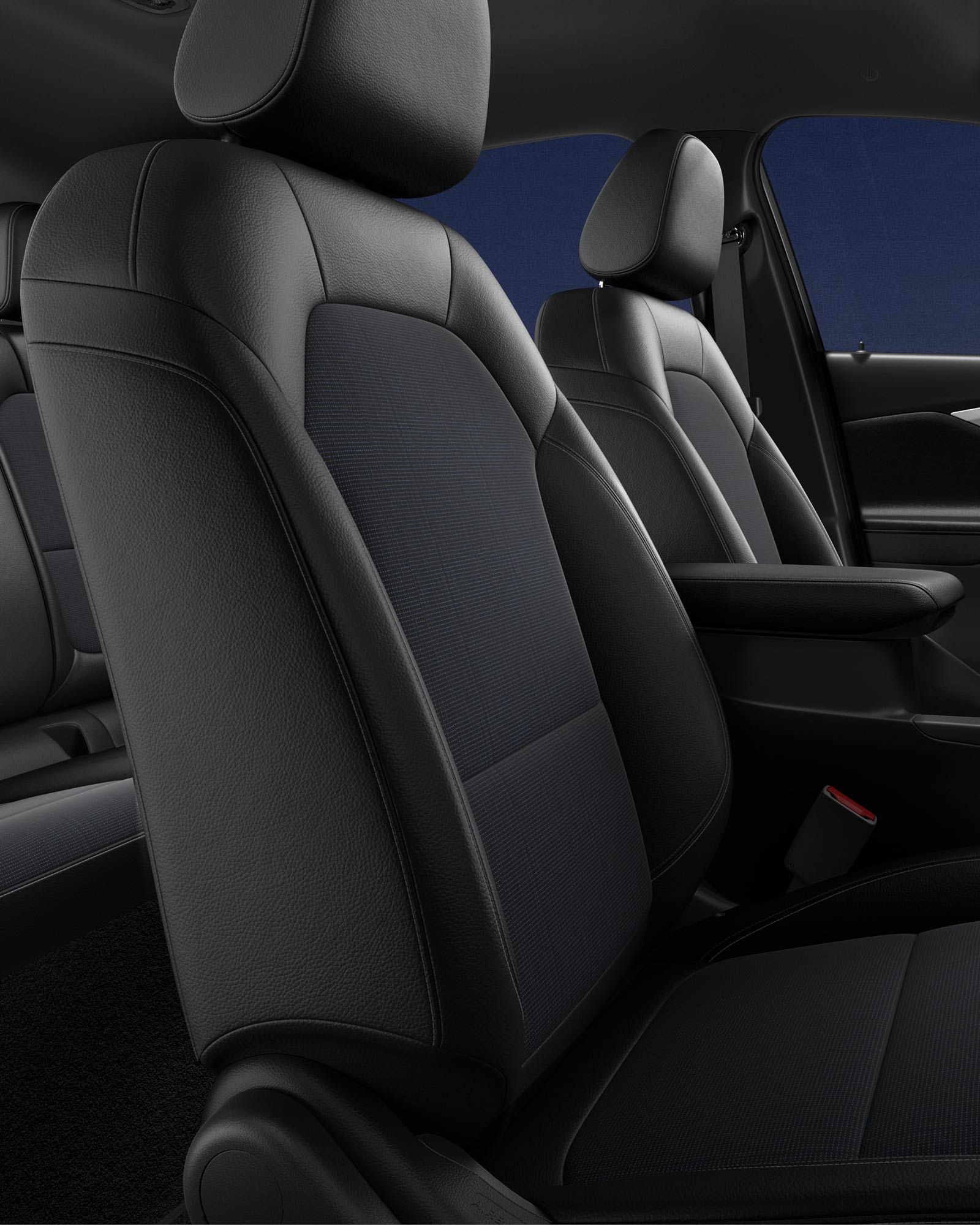 Close-up of the 2026 Buick Envista Preferred Cloth Leatherette Seating Material