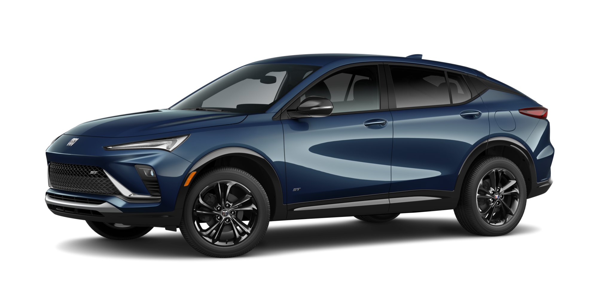 Three-Quarters View of the 2026 Envista ST Sporty SUV in the Color Ocean Blue Metallic