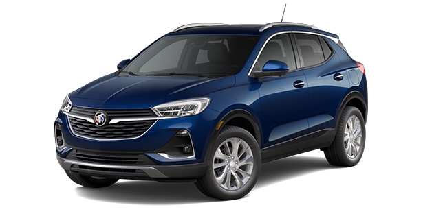 The Sapphire Metallic Buick Encore GX Essense AWD With Safety Package